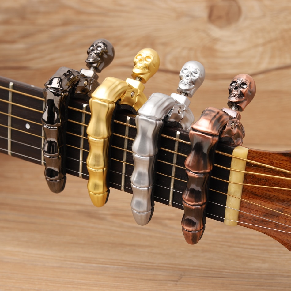 Schädel Finger Cooles Gitarre Capo für Akustische Elektrische Gitarre Ukulele Gitarre Zubehör Teile Guitarra