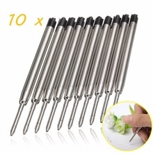 10 stücke 0,5mm Schwarz Farbe Kugelschreiber füllt nach für Ersatz Nachfüllung für Parker Stil Tinte Kugelschreiber Schule Büro liefert