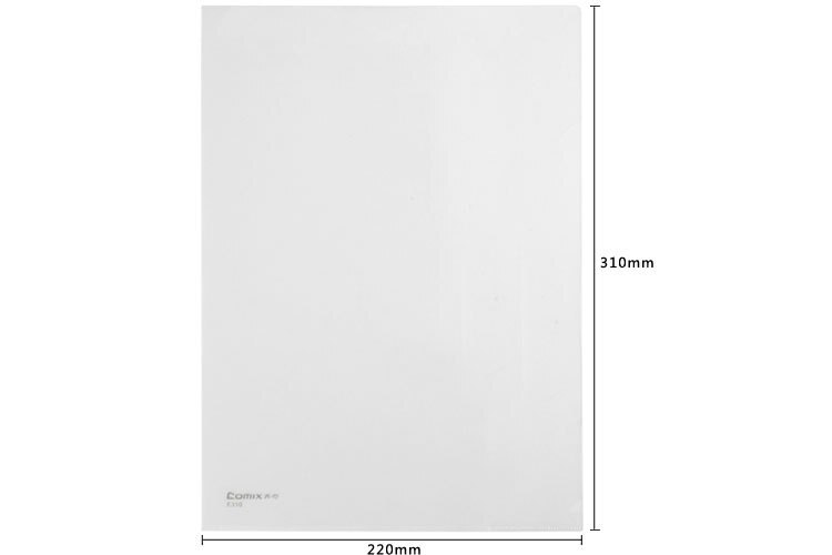 Comix e310 ordner transparente ordner aktenbeutel 10 teile/beutel