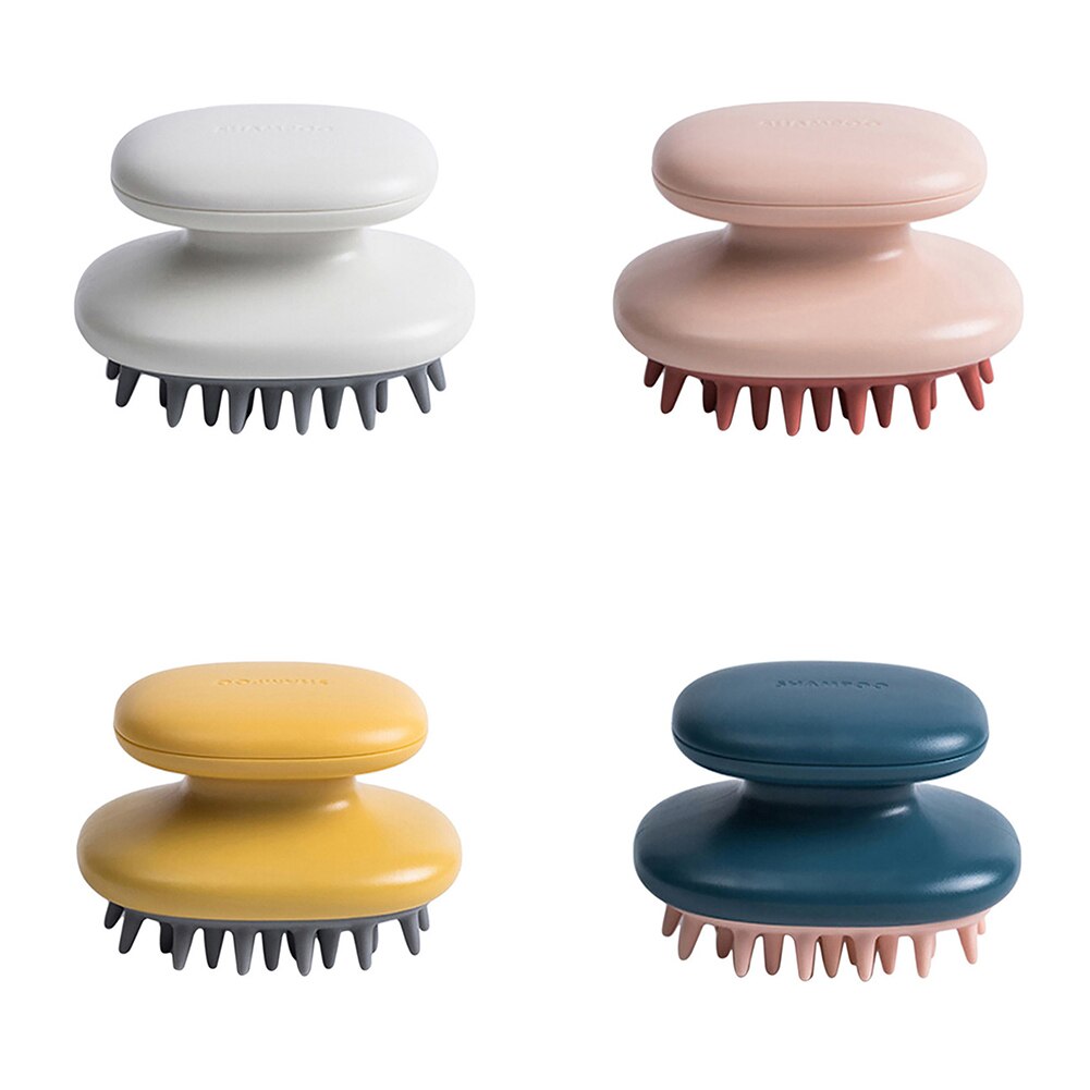 Haar Kamm Schlecht Spa Haar Wachstum Pinsel Massage Pinsel flexibel Wäscher Haut Reinigung Harte Silikon Massage Shampoo
