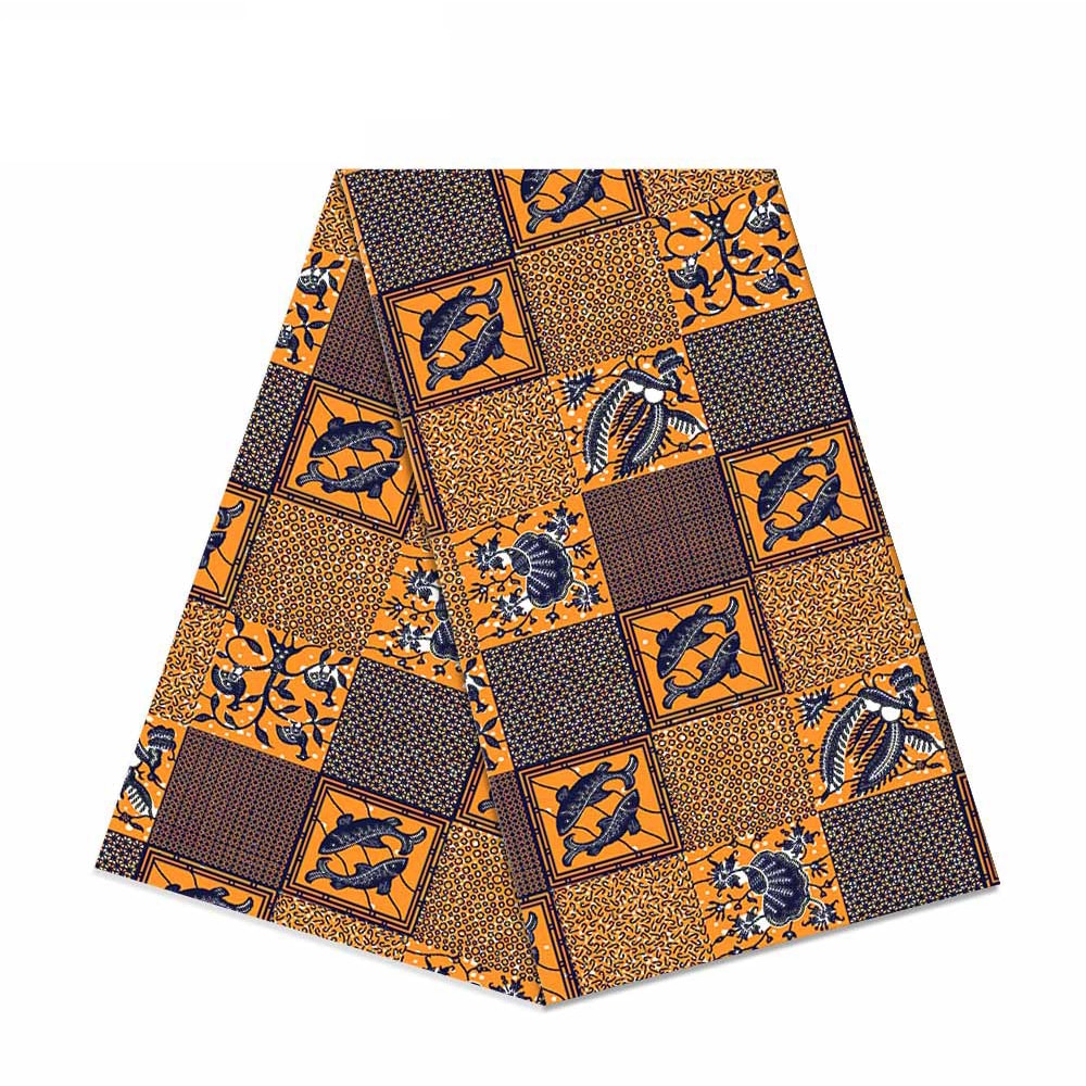 ankara Druck Stoff 100% Baumwolle Dashiki Batik für DIY für Bekleidung und Wohnkultur Projekte AFRIKANISCHE Nein.1