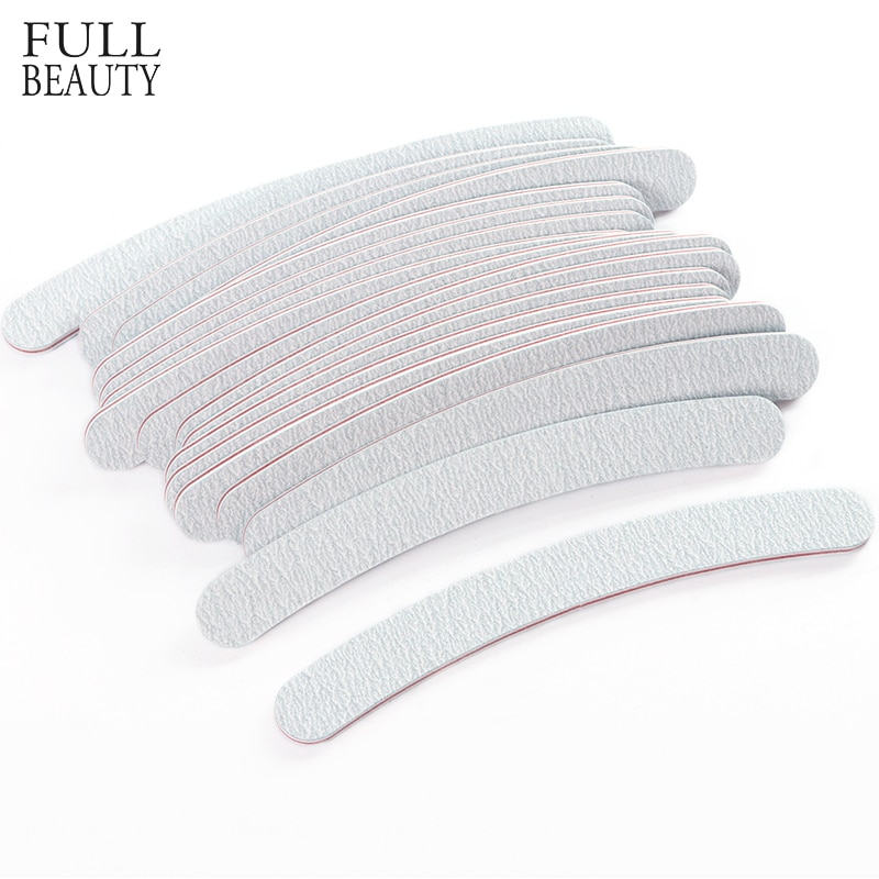 5 teile/los Grau Kurve Nagel Dateien Puffer einstellen 100/180 Schleifen Polieren Datei Block Polnischen UV Gel NäGel Kunst Pflege Werkzeuge manikübetreffend CH842