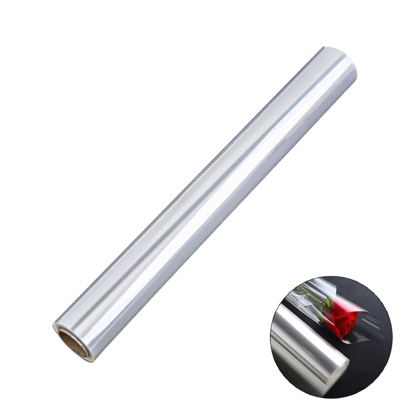 Klaren Zellophan wickeln Rolle Für Blume Strauß Körbe Verpackung Kunst Und Cra W8EA