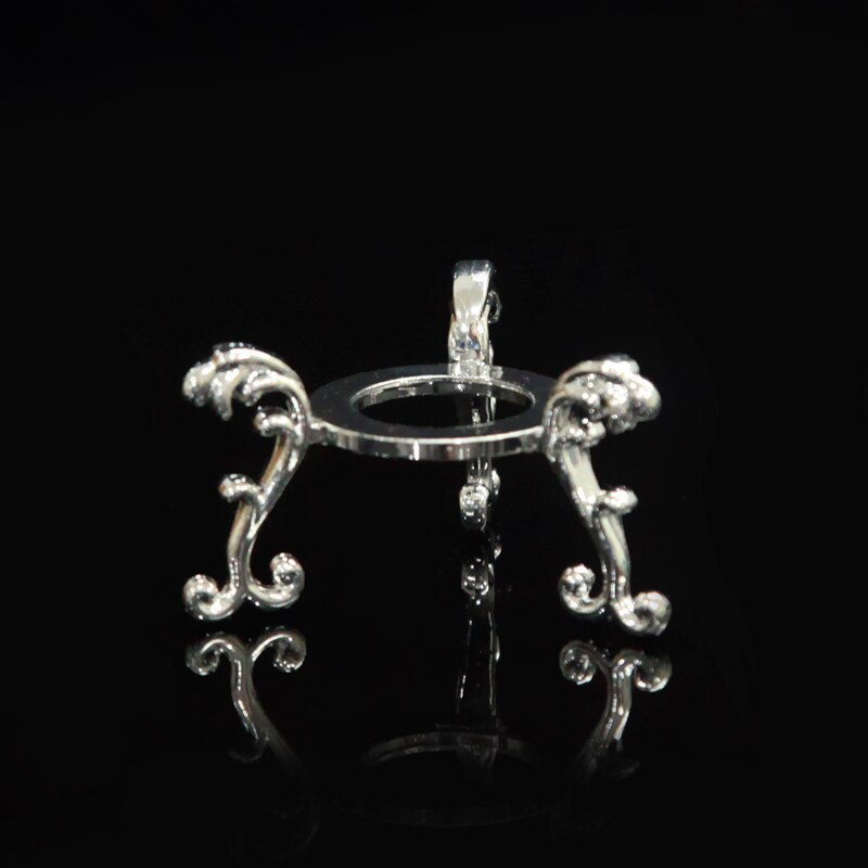 Silber Basis Kristall Ball Große Transparente Kristall Ball Glück Regenbogen Foto Kristall Ball Basis