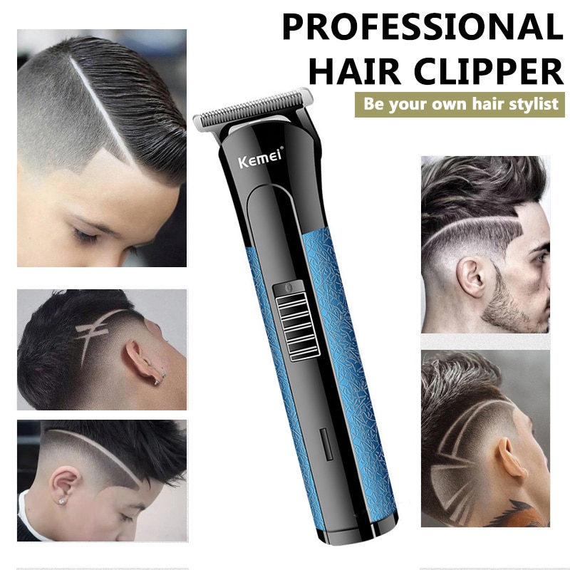 Kemei-724 Elektrische Pflegen kabellos Haar Trimmer Erwachsene Rasierer USB Aufladbare Haar Haarschneidemaschine Männer Barbier Haar Schneiden Maschine