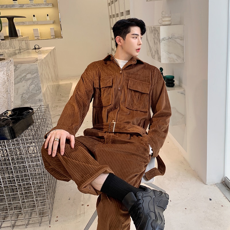 MIXCUBIC Herbst Koreanische stil verrotten fracht Strampler hosen männer beiläufige verlieren Overall Gesamt Hosen männer hosen, M-XXL