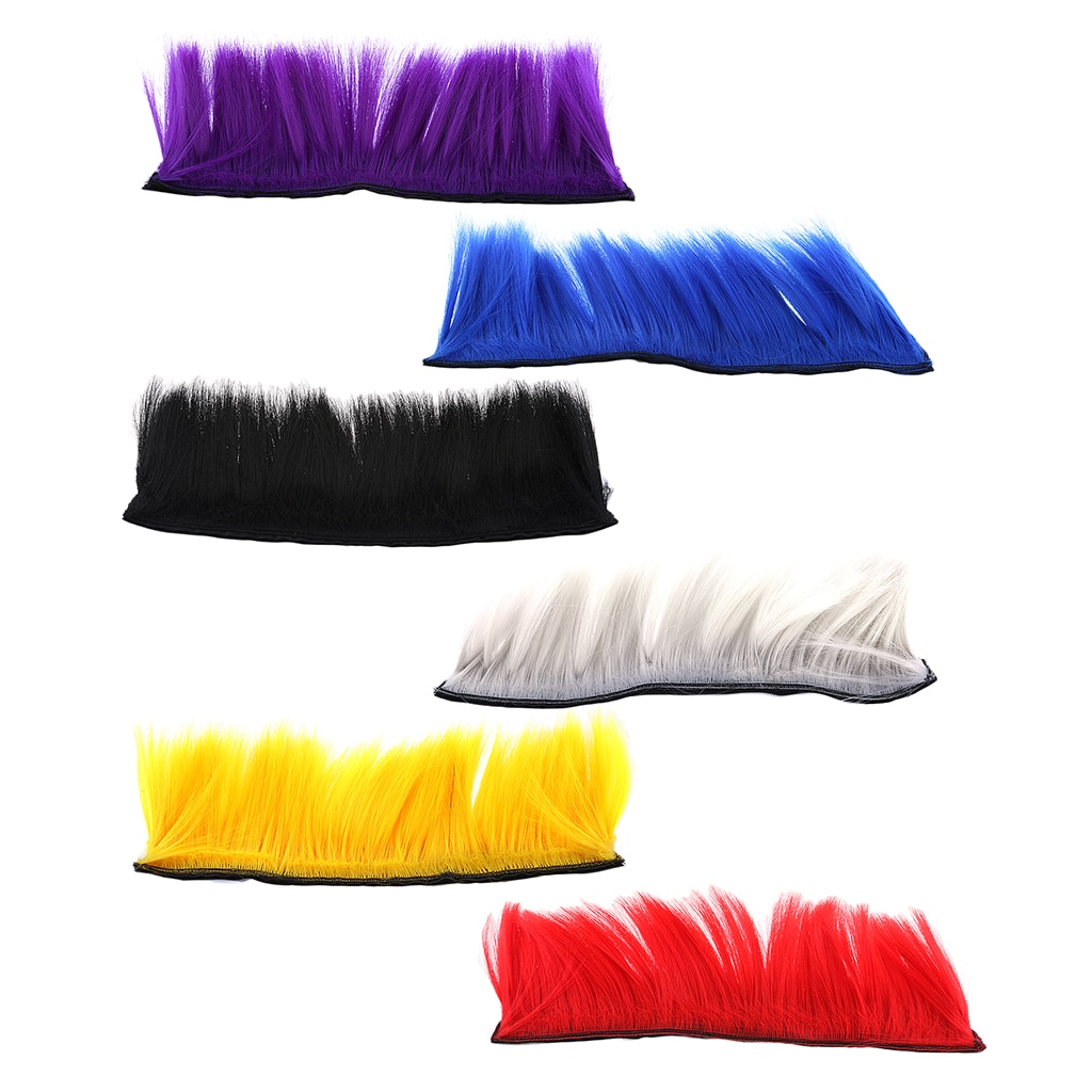 30cm Motorrad Skinhead Perücke Punk Helm Mohawk Perücke Kostümich Haarteil Ohne Helm für Kostüm Cosplay Party Helm Mohark