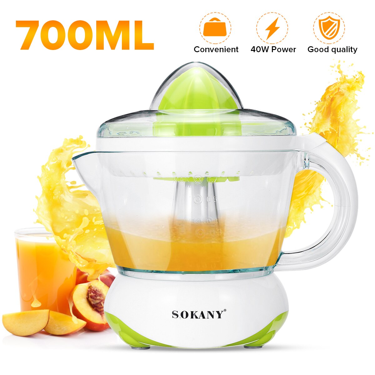 700ml Haushalts tragbare Entsafter Elektrische Orange Zitrone Obst Presse Auszieher Mini Zitrone Entsafter Obst Presse Maschine 220-240V