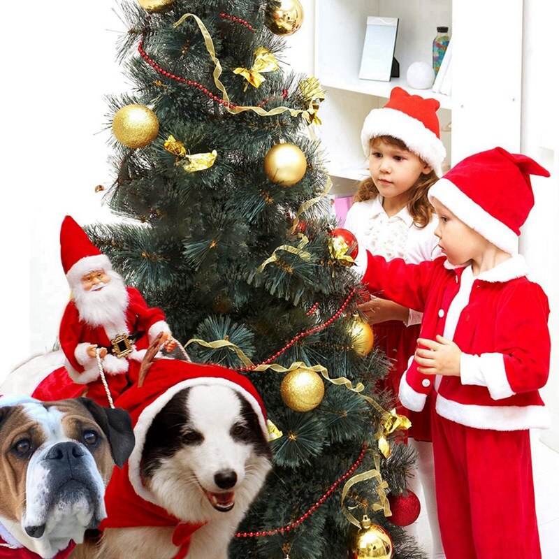 Weihnachten Hund Kleidung Winter Warme Haustier Hund Kleidung Neue Jahr Welpen Hund Kostümich für Chihuahua Mops Haustier Party Dressing hoch kleidung
