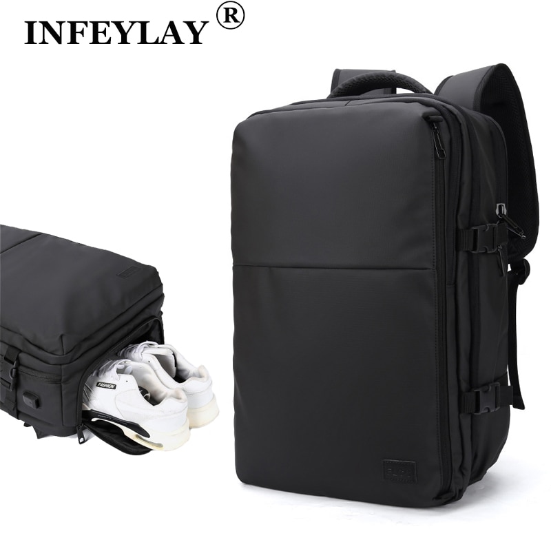 INFEYLAY 17 zoll Geschäft Rucksack Männer große kapazität Laptop Rucksack reisen Ich bin Freien tasche Unabhängigen schuh tasche Schule Rucksack