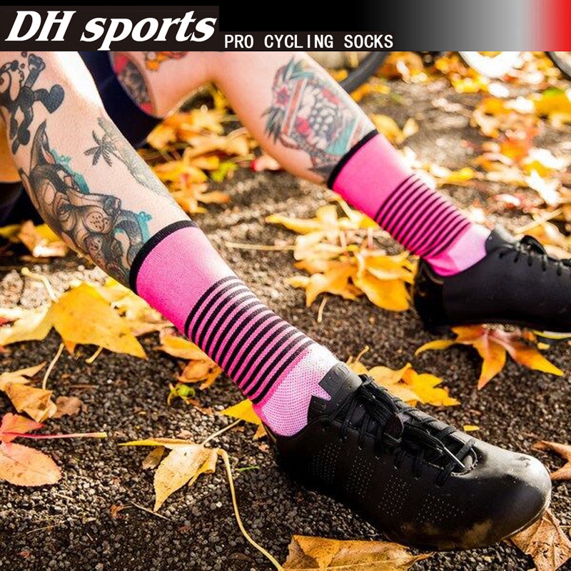 Streifen Fitness Radfahren Socken Männer Frauen fußBall socken Atmungs Basketball socken draussen Sport trocken schnell Laufende Strumpf