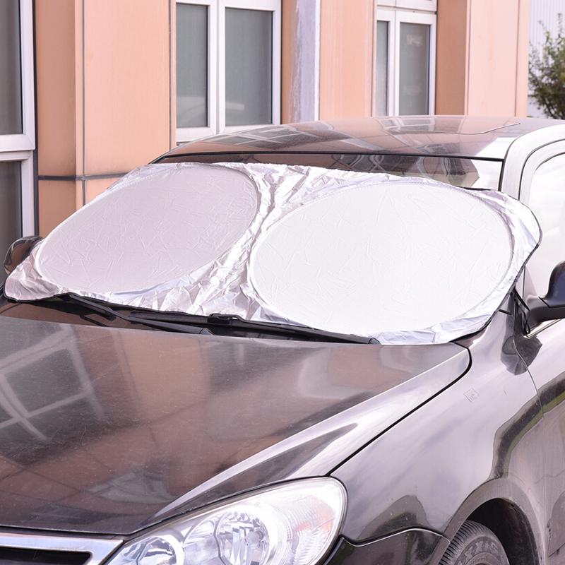 Heißer UV Schützen Klapp Jumbo Vorne Hinten Auto Fenster Sonnenschutz Auto Fenster Film Auto Visier Windschutzscheibe Windschutz Sonne Block abdeckung