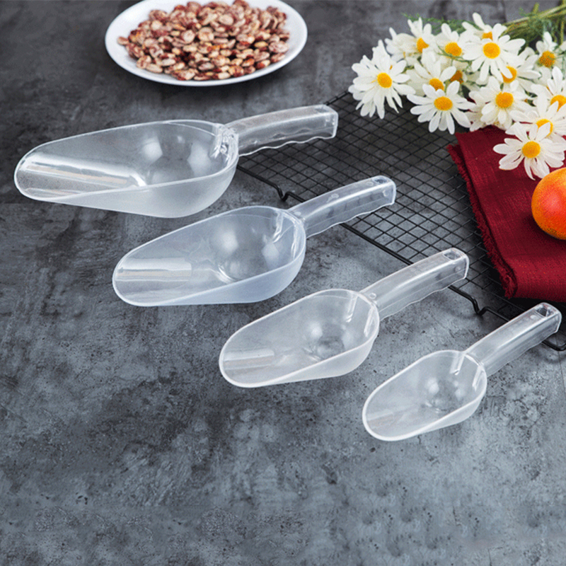 Kunststoff Große Eis Scoop Skala Trichter Mehl Lebensmittel Süßigkeiten Zucker Schaber Schaufeln Bar Eis Schaufel Heimat Küche Werkzeuge