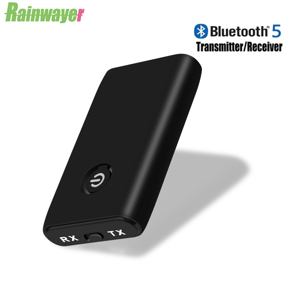 Rainwayer 5,0 Bluetooth-kompatibel Adapter 3,5mm Audio- Empfänger Sender 2 in 1 kabellos Audio- Musik Empfänger Für TV Laptop