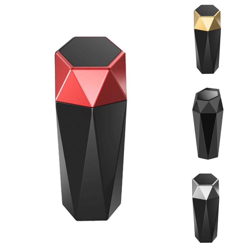 ABS Auto Auto Mini Tasse Halfter Mülleimer Raute Lagerung Kasten Müll Behälter mit Deckel Auto teile