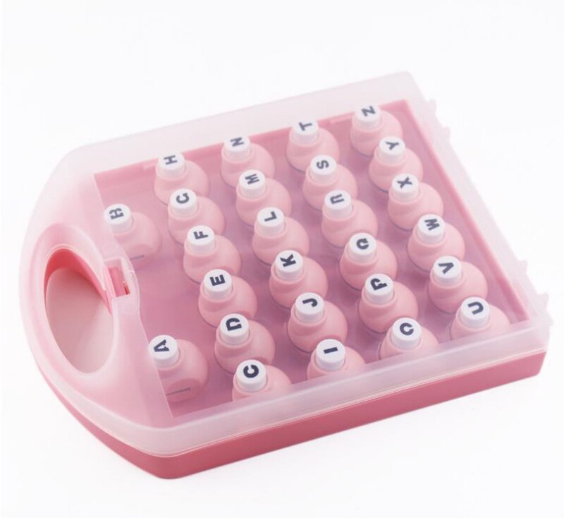 Freies 26 Englisch knapp/Alphabet handwerk locher einstellen Sammelalbum Handarbeit Locher papier Cutter
