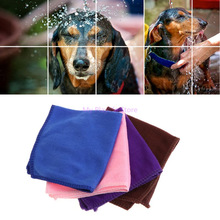 30*30cm Haustier Handtuch bat Mikrofaser Weiche Tücher Schnell Saugfähigen Hund Welpen Katze Kätzchen Haustier Produkte Badewanne Trocknen handtücher C42