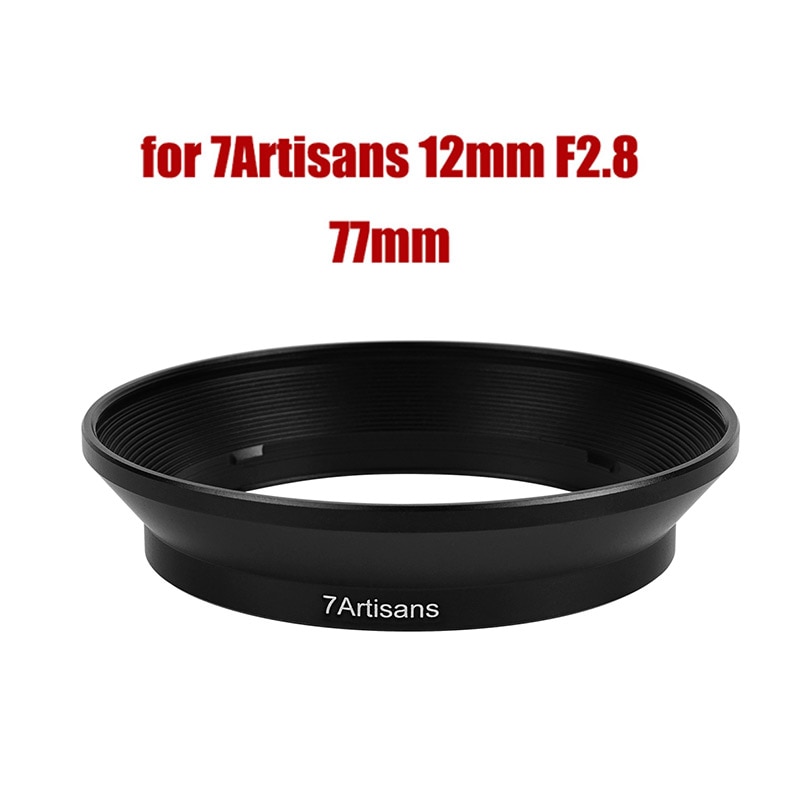 7 handwerker 77mm Objektiv Filter Adapter Ring für 7 handwerker 12mm F 2,8 Objektiv