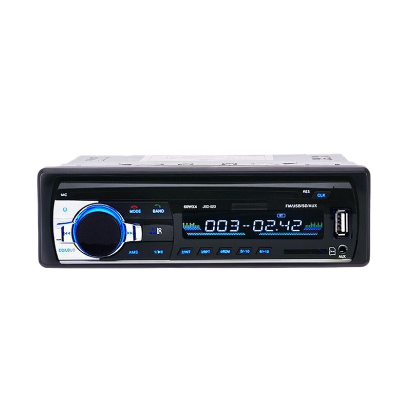 12V Auto Stereo Fm Radio Mp3 Spieler Audio- Unterstützung Bluetooth Telefon Mit Usb/Sd Mmc Hafen Auto Elektronik eingebaute 1 Lärm