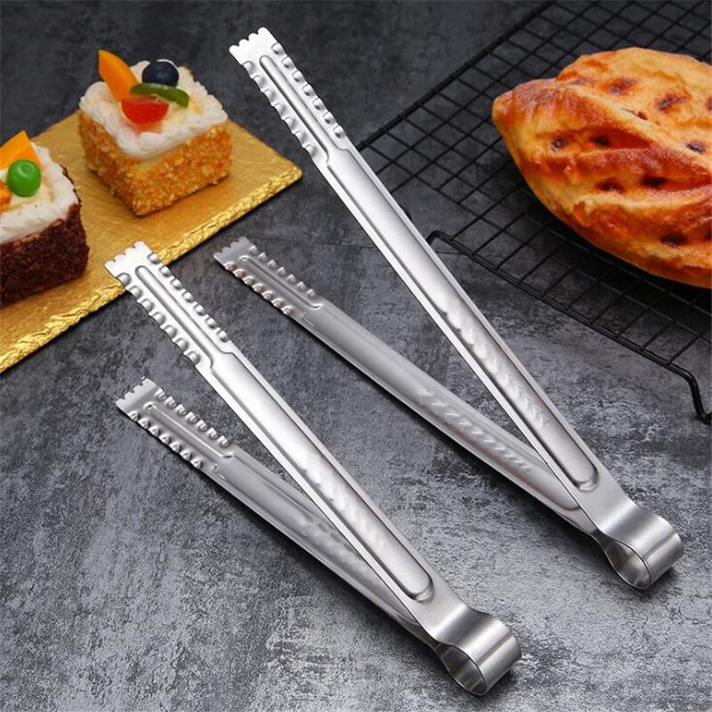 Edelstahl essen Clip Brot Grill Pfannkuchen Clip Koreanische Küche Utensilien Gerät Multi-funktion Steak Buffet Clip