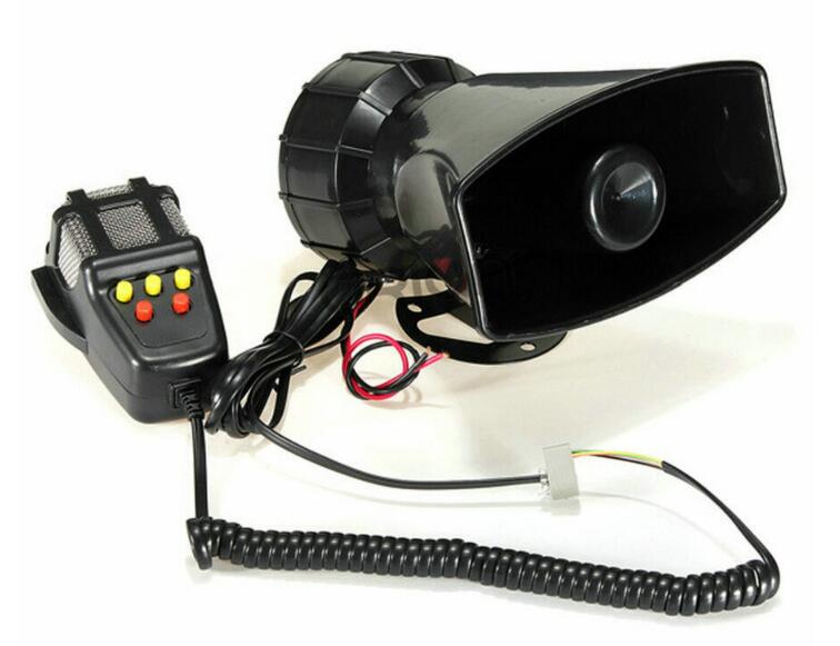 CJB60W 12V 60W Auto/motorrad warnung Alarm Verstärker mit lautsprecher und mikrofon, 5 emergeny Geräusche