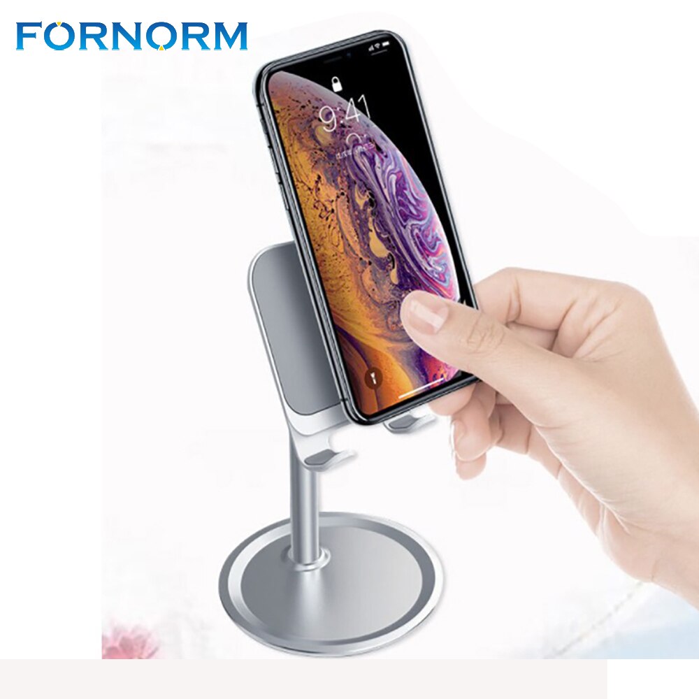 Universal- Telefon Ständer Halfter Verstellbare Aluminium Legierungen Schreibtisch Telefon Halterung Tablette Halterung für iPhone für Xiaomi für Pad