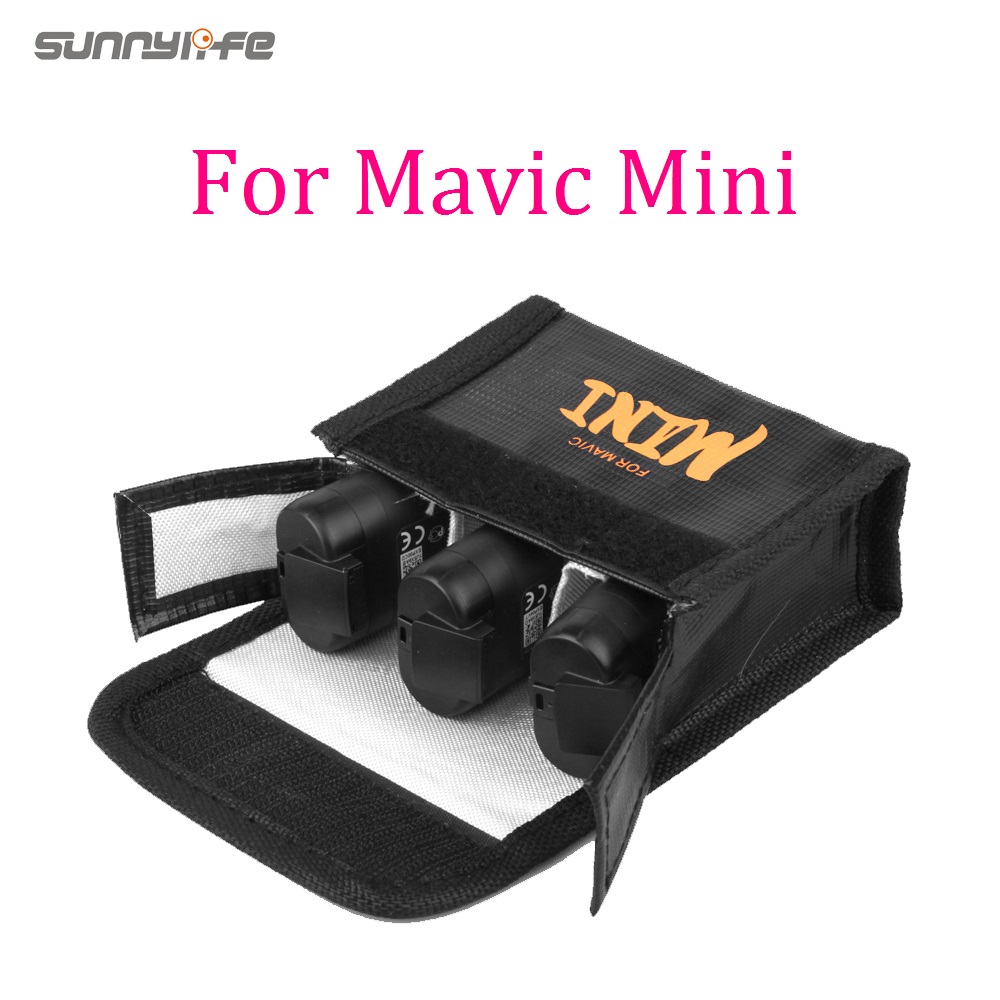 Sunnylife Batterie Sichere Tasche Explosion-nachweisen Batterie Schutz Lagerung Tasche für DJI Mavic Mini Zubehör