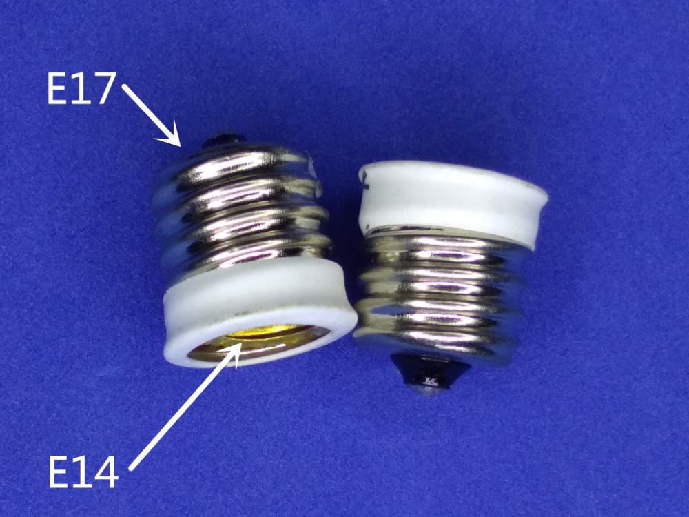 E17-E14 Lampe Halfter Konverter E17 Drehen zu E14 lampe Basis zu E17 ZU E14 drehen zu E17 Lampe Adapter