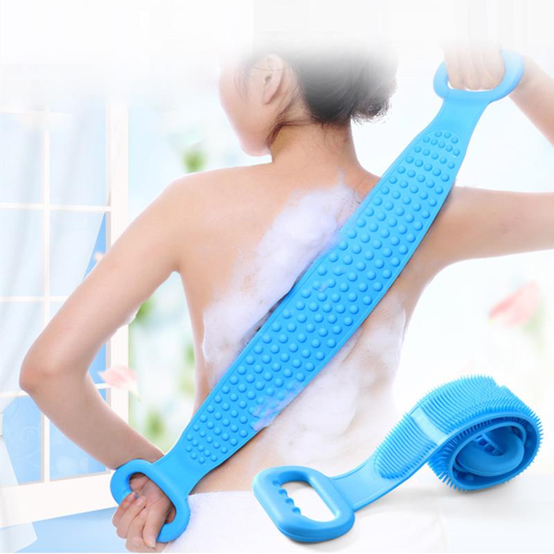 magie Silikon Pinsel Schlecht Handtücher Reiben Zurück Schlamm Peeling Körper Massage Dusche Erweitert Wäscher Haut Sauber Dusche Pinsel