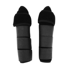 2 Stck Pferd Bein Stiefel Pferde- Vordere Bein Pferd Stiefel wickeln Reit Bein Schutz Neopren Pferd Sprunggelenk befestigen Schutz dunkel blau