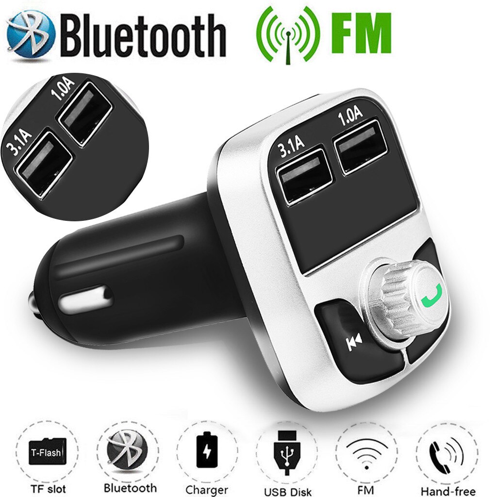 Bluetooth Auto FM Sender Drahtlose Radio USB Verwenden Mp3 Spieler 2,1 EINE MP3 Spieler SD Musik Spielen Auto Zubehör Für Auto