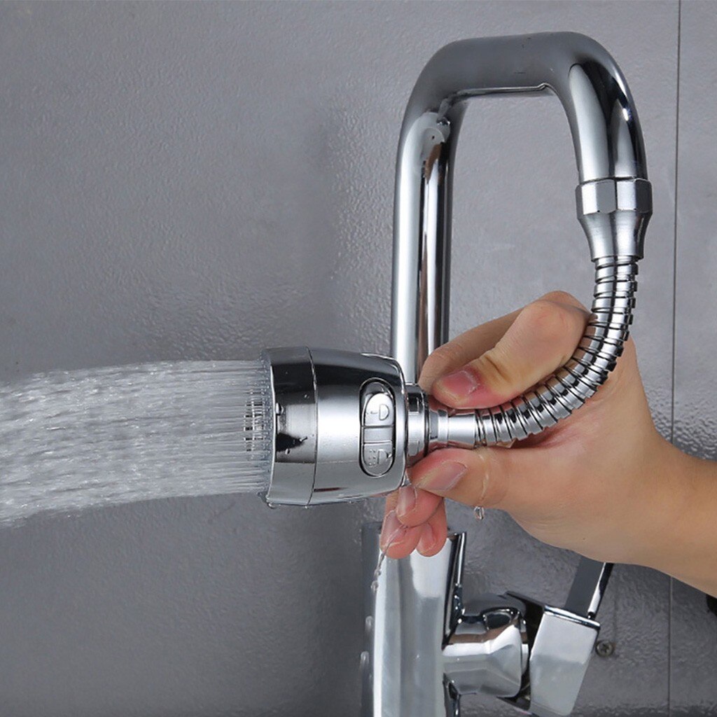 2pc Küche Wasserhahn Verlängerung Wasser sparen Düse Wasserhahn Stecker flexibel Turbo 360 ° Waschbecken Wasserhahn Spritzgerät Jet Einstellbare # g3