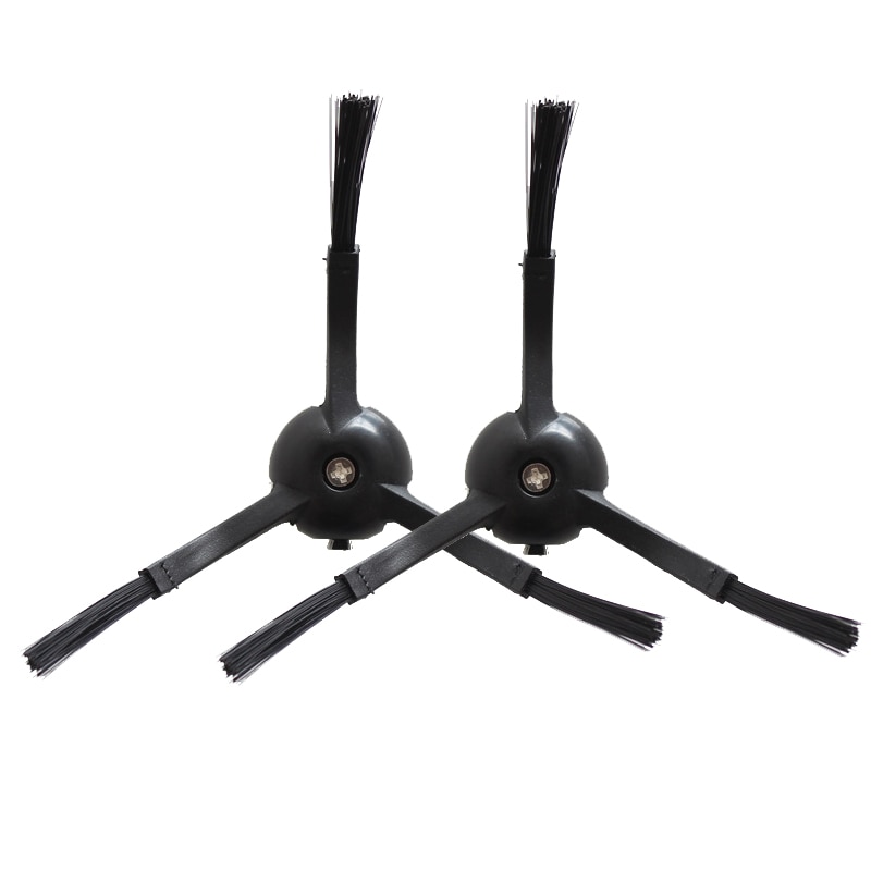Neue 2 stück Schwarz seite pinsel für xiaomi mi Roboock S50 S51 S55 roboter staubsauger teile Ersatz seite pinsel ersatzteile