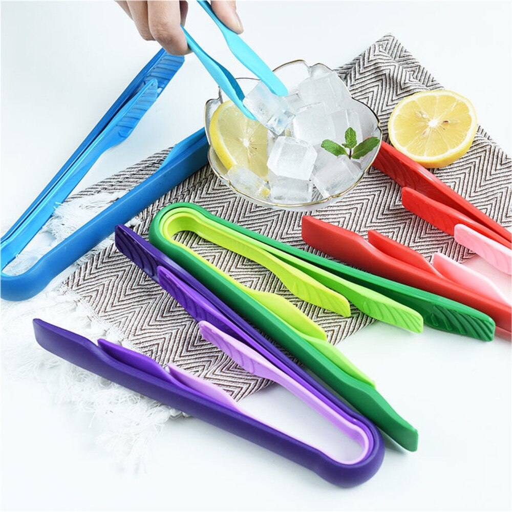 3 Teile/satz Küche Lebensmittel Zange Kunststoff Salat Fleck Steak Klemme Zange freundlicher Mini Lebensmittel Brot Clip Werkzeug Gerät Wiederverwendbare S/M/L