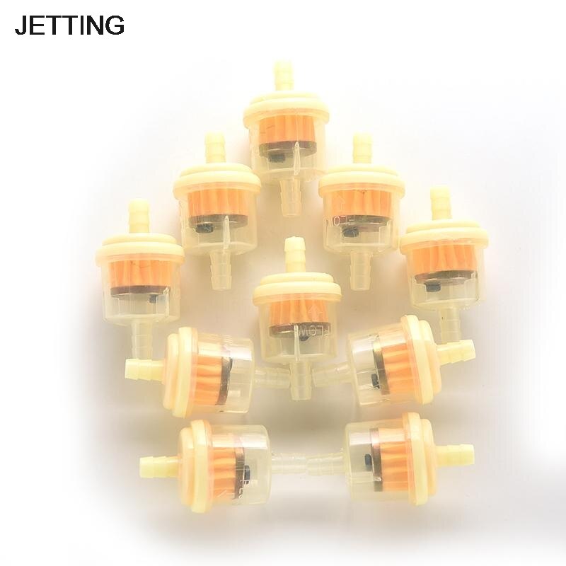 10 Teile/los Universal- Benzin Gas Benzin Flüssigkeit Kraftstoff Filter für Rolle Motorrad Motorrad Motor- Auto Schmutz Tasche Fahrrad