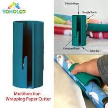 Verpackung Papier Cutter Weihnachten Papier Cutter Werkzeug Multi Lagerung Organisation Schiebe Zylinder Schnell Verpackung Papier DIY Werkzeug