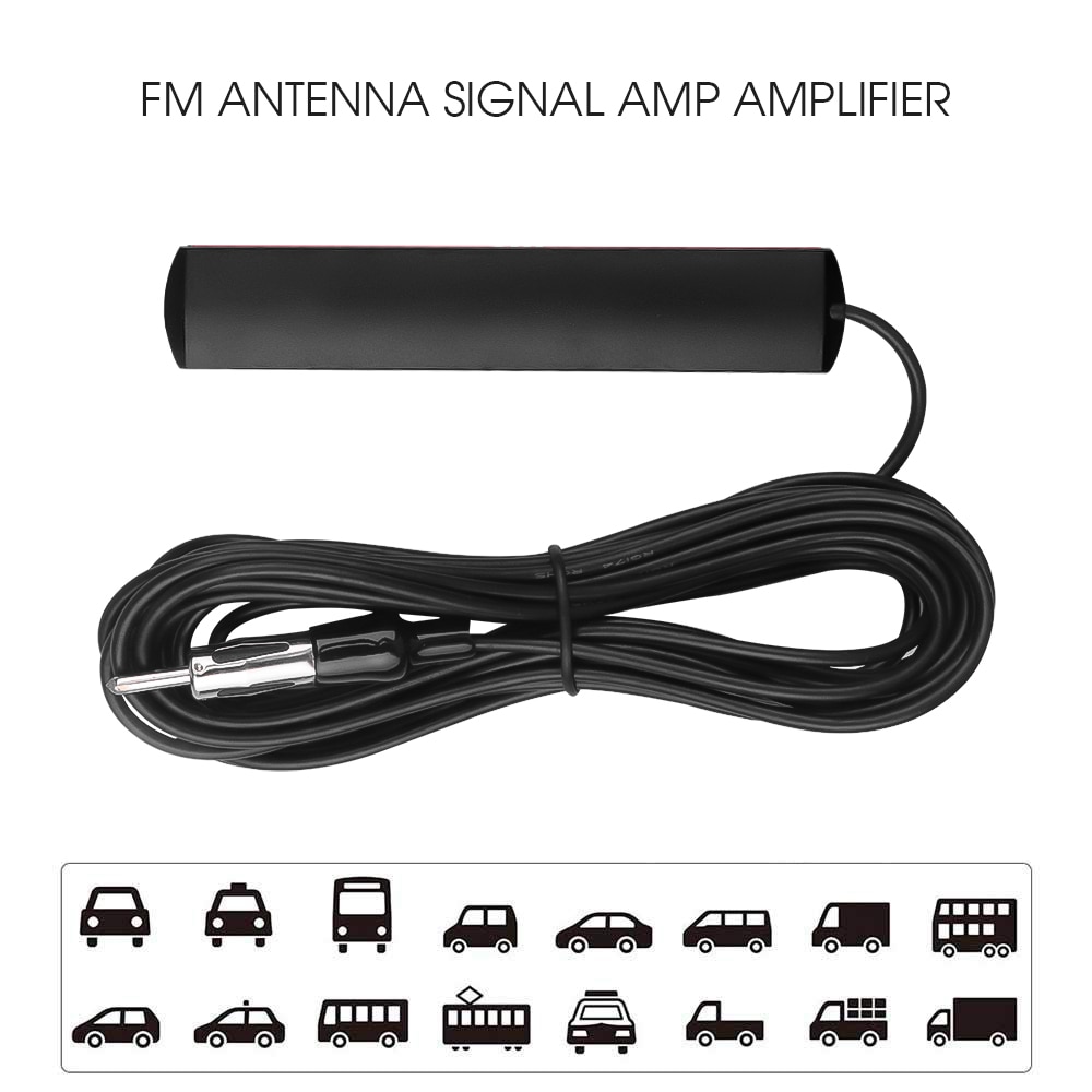 5m 85-112MHz Universal- Frequenz Auto Radio Antenne FM Radio Antenne Patch Universal- Windschutzscheibe Einfügen Länge Starke Signal