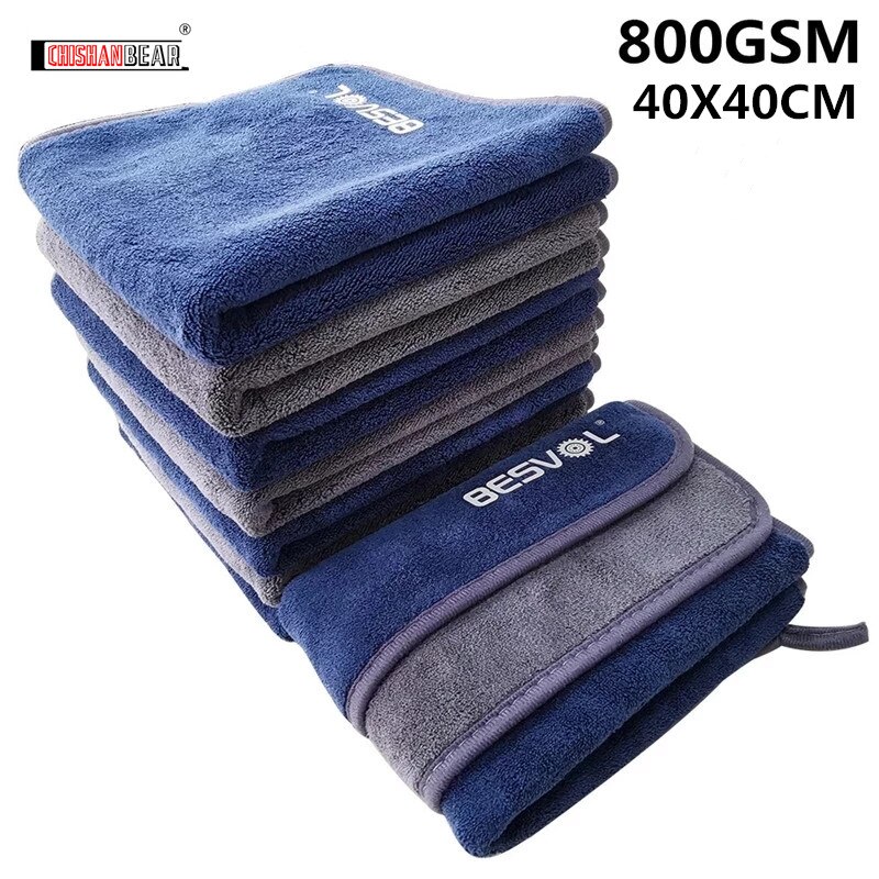 Besvol 4 Stck extra weiche Auto waschanlage Mikro faser Handtuch Auto Reinigung Trocken tuch Auto pflege tuch Detail Auto wasch handtuch nie kratzen