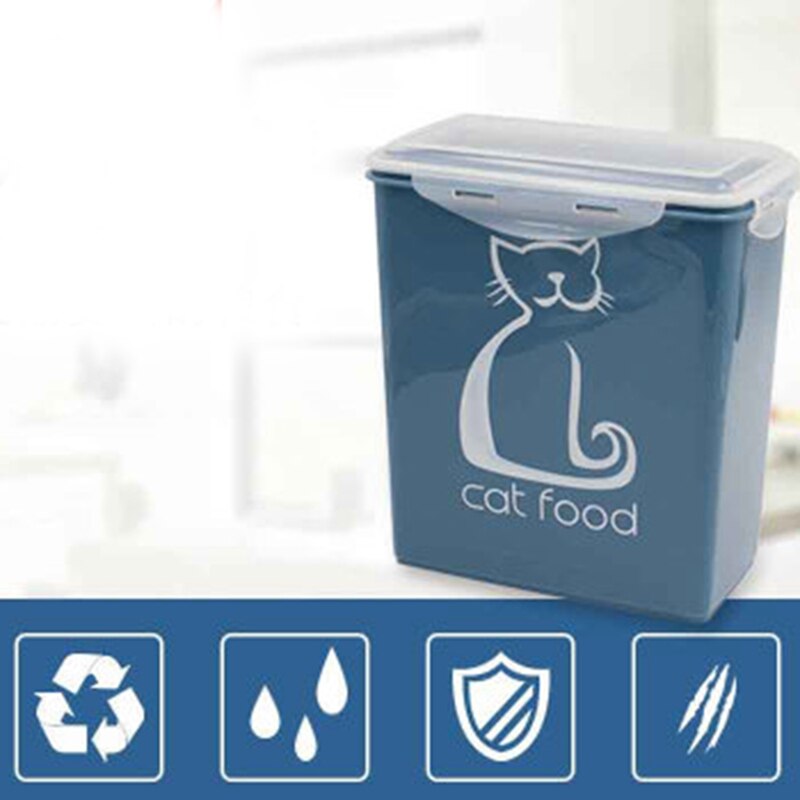 Luftdichten Hund Katze Lebensmittel Lagerung Container Große Kapazität Haustier Lebensmittel Abgedichtet Fass Feuchtigkeits Frische Lebensmittel Kasten