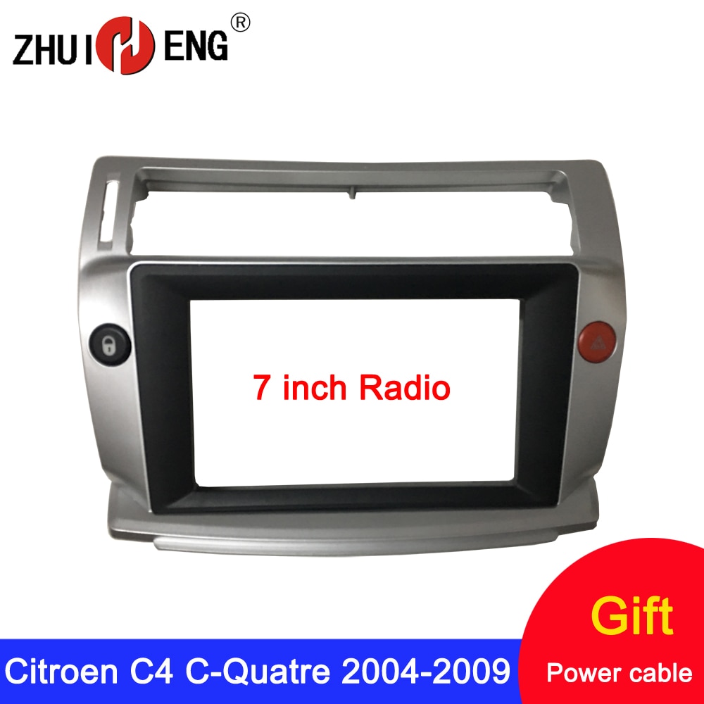 7/9 zoll 2 Lärm Auto Radio Rahmen für Citroen C4 C-Triomphe C-Quatre 204 Faszie Auto DVD GPS-Spieler montieren Bausatz Auto zubehör