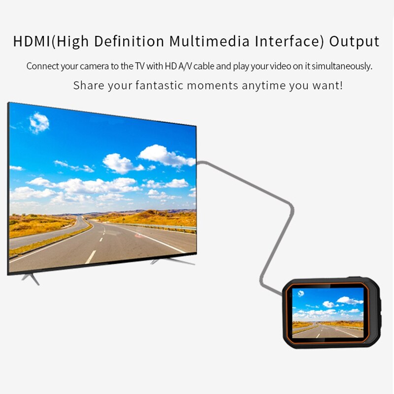 4K Wifi Aktion Kamera IP68 Wasserdicht Tauchen Kamera mit 2,0 zoll IPS Sn 16MP Ultra HD Sport Kamera Sport DV 170 Breite Engel