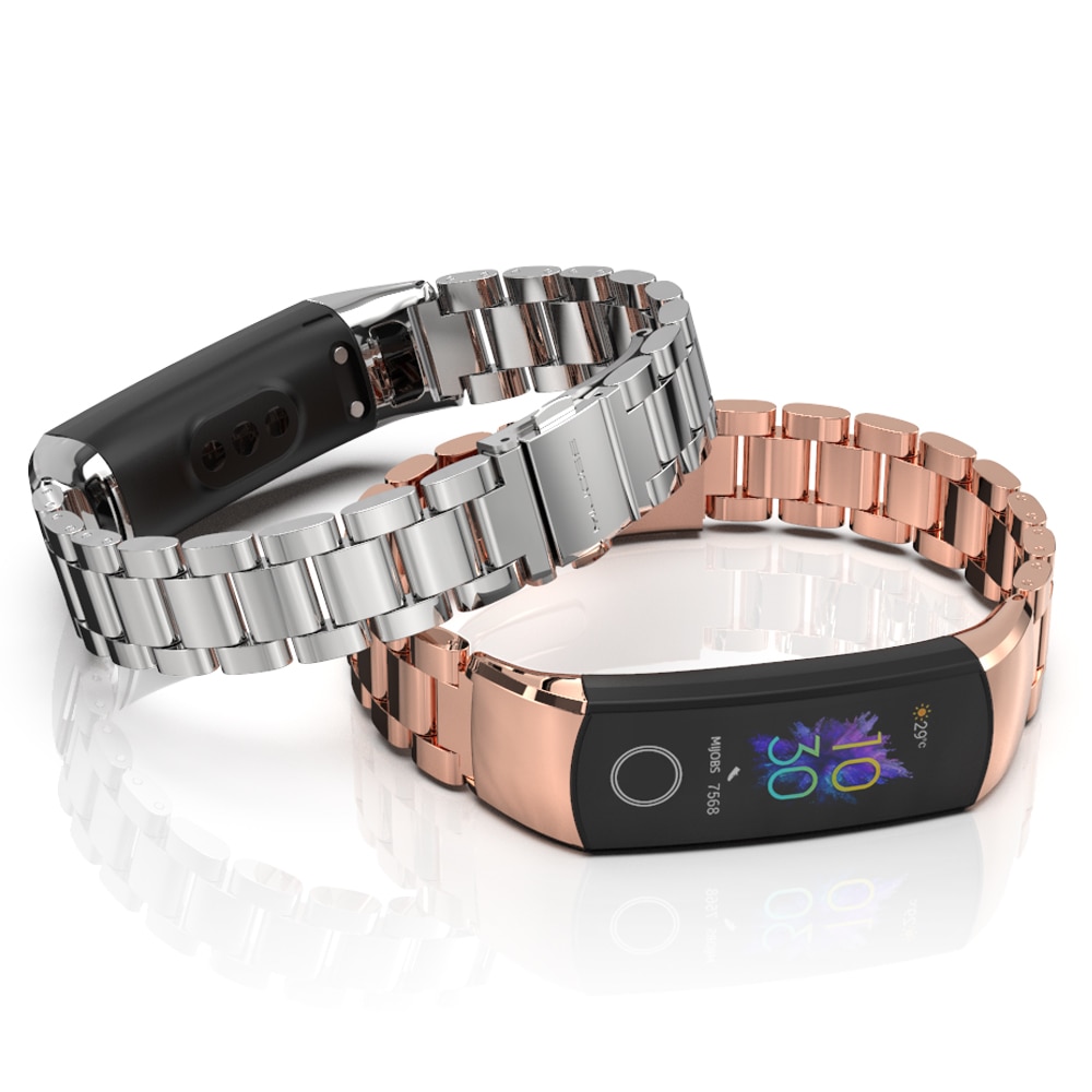 Für Huawei honor Band 5 Band Clever Armbinde edelstahl Metall Armbinde Band Kompatibel honor Band 4 Correa