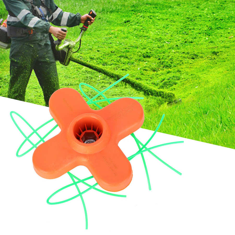 Nylon Trimmer Kopf Rasenmäihr Teile Mit 4 Linien Strimmer Zubehör Rasenmäihr Zubehör