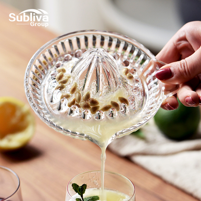 Japanischen Entsafter Haltegriff Orange Zitrone Saft Hersteller Glas Manuelle Presse Presse Presse Zitrusfrüchte Entsafter Mini Heimat Küche