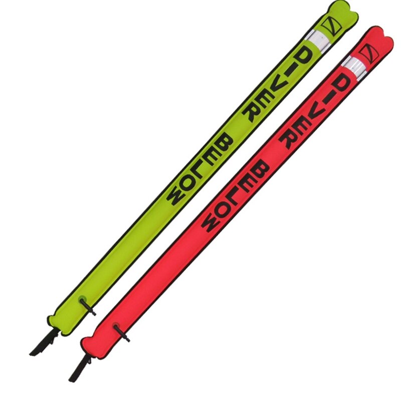 Tauchen Tauchen Offenen Boden Oberfläche Marker Blasen Boje Finger Spule Legierung tauchen Spule und Doppelseitige Bolzen Clip Schwimmen