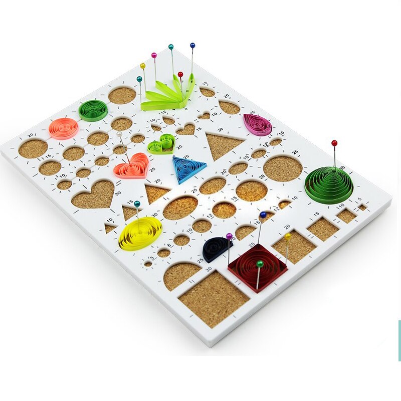 1PC Papier-scrollen Filigrane Mosaik Quilling Werkzeug Quiliing Corkboard Vorlage Papier Quilling DIY Carft Papier