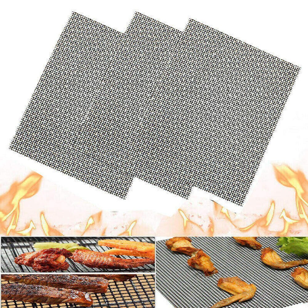 1/3 stücke 40*30cm BBQ Grill Gittergewebe-matt wiederverwendbar Blatt Beständig nicht-Stock Grill Backen
