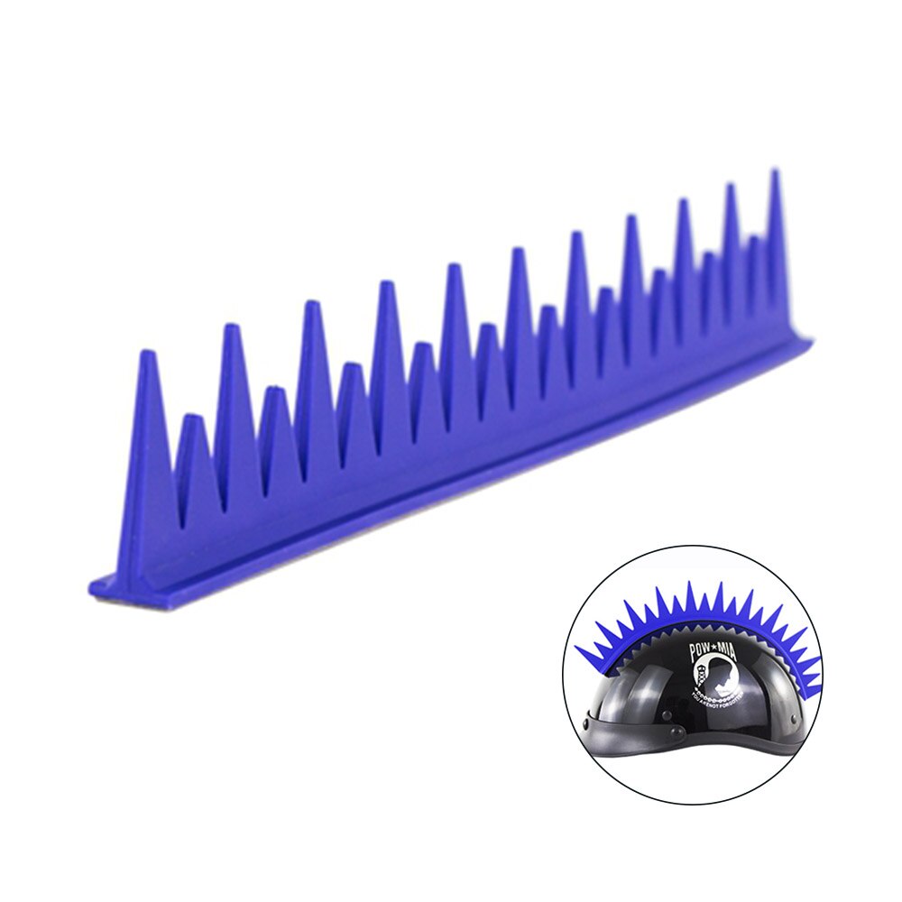 Rennen Motorrad Helm Mohawk Spitze Streifen Kühlen Punk Aufkleber Capacete Casco Gummi Dekoration Winkel Warhawk Stock Auf Helme