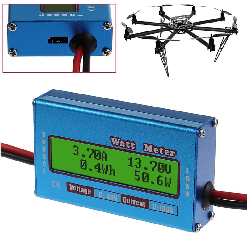 DC 60V Professionelle Digitale LCD Batterie Analyzer Batterie Kapazität Tester Solar- Tafel Spannung Strom Energie Energie Meter
