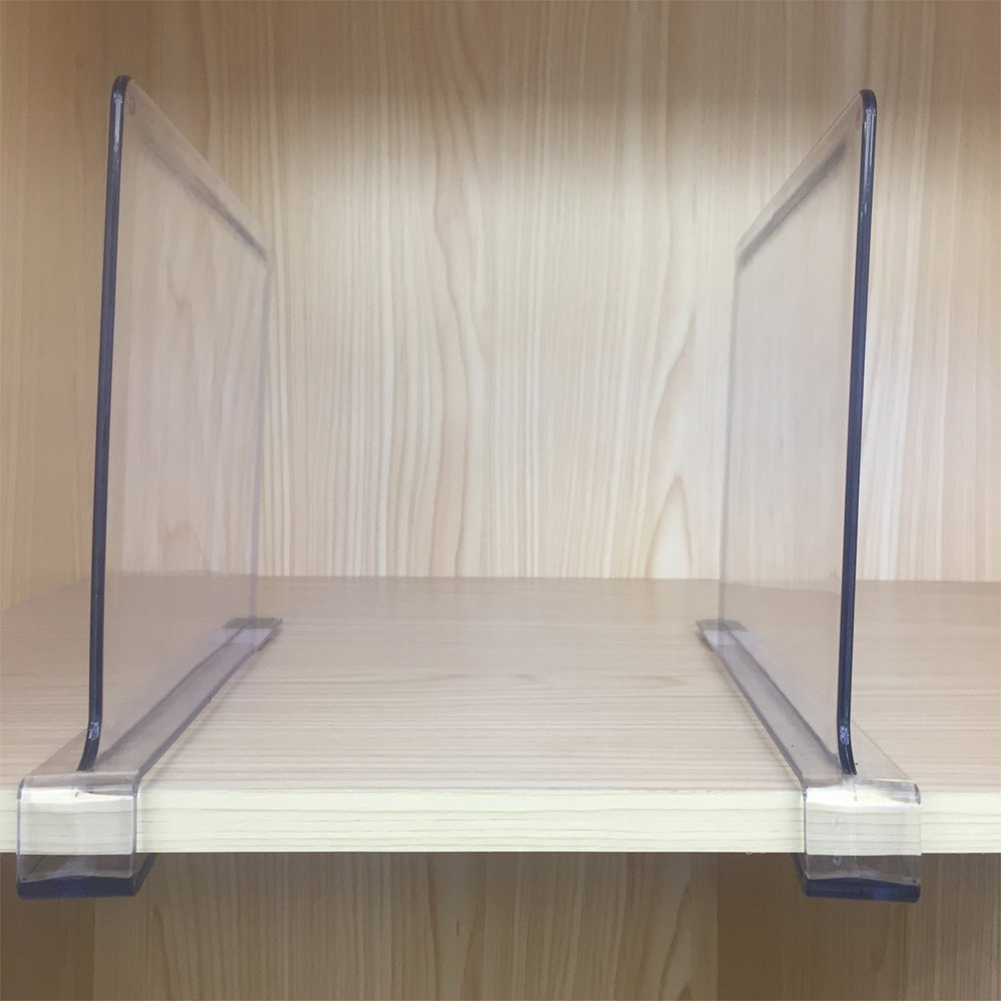 Acryl transparent Kleidung Partition Bücher Schindel Schreibtisch Lagerung Teiler Zauberstab Schrank Separator Regal Ware Lagerung